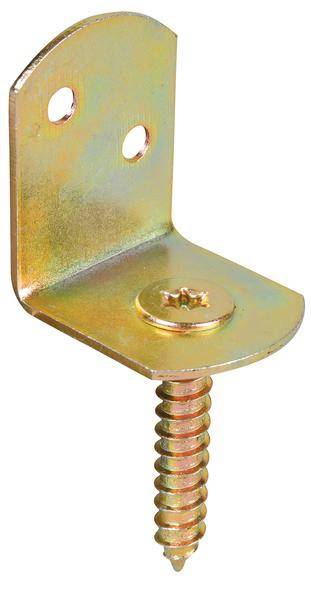 Flechtzaunhalter 83x32x30x38mm galv.verz.d.pass.L-Form GAH