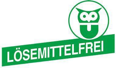 Grünes „LÖSEMITTELFREI