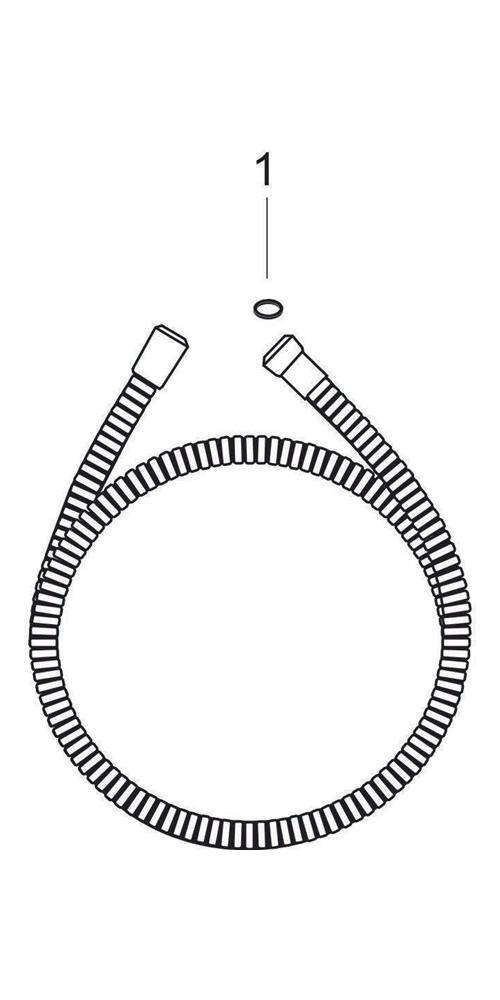 hansgrohe HG Brauseschlauch METAFLEX 1250mm chrom