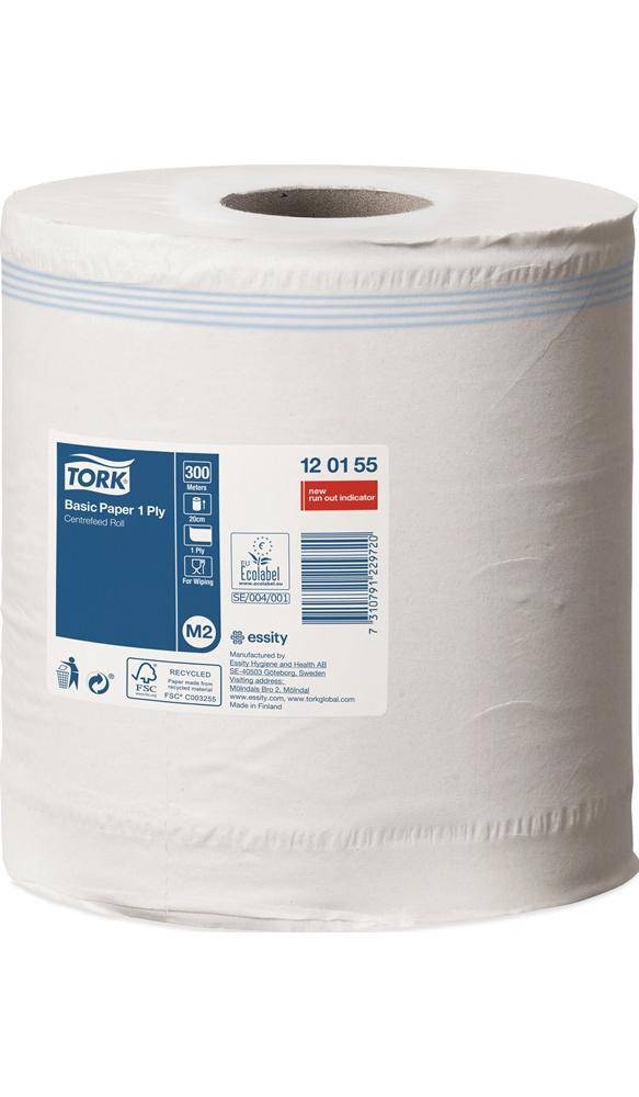 TORK Handtuchrolle 120155 1-lagig, unperforiert weiß