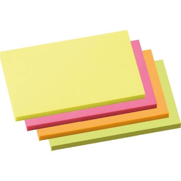 Haftnotiz 5835 125x75mm neonfarben 4x100 Blatt 4 Stück