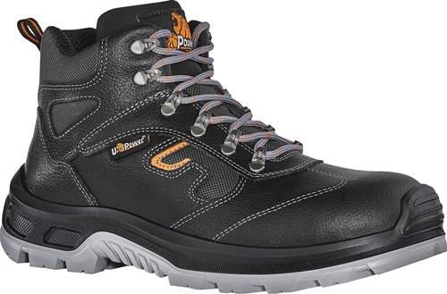 U.POWER SO10104-42 Sicherheitsstiefel Premiere Gr.42 schwarz vollnarbiges Led