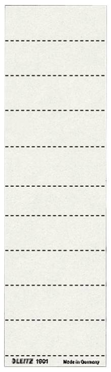 Leeres Notizbuchblatt mit gestrichelten horizontalen Schreiblinien und einem kleinen 