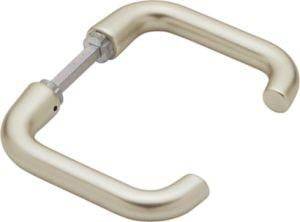 HOPPE Türdrückerpaar Paris 138L/EI38Z Alu.F2 o.Rosetten VK 8mm - 3397437