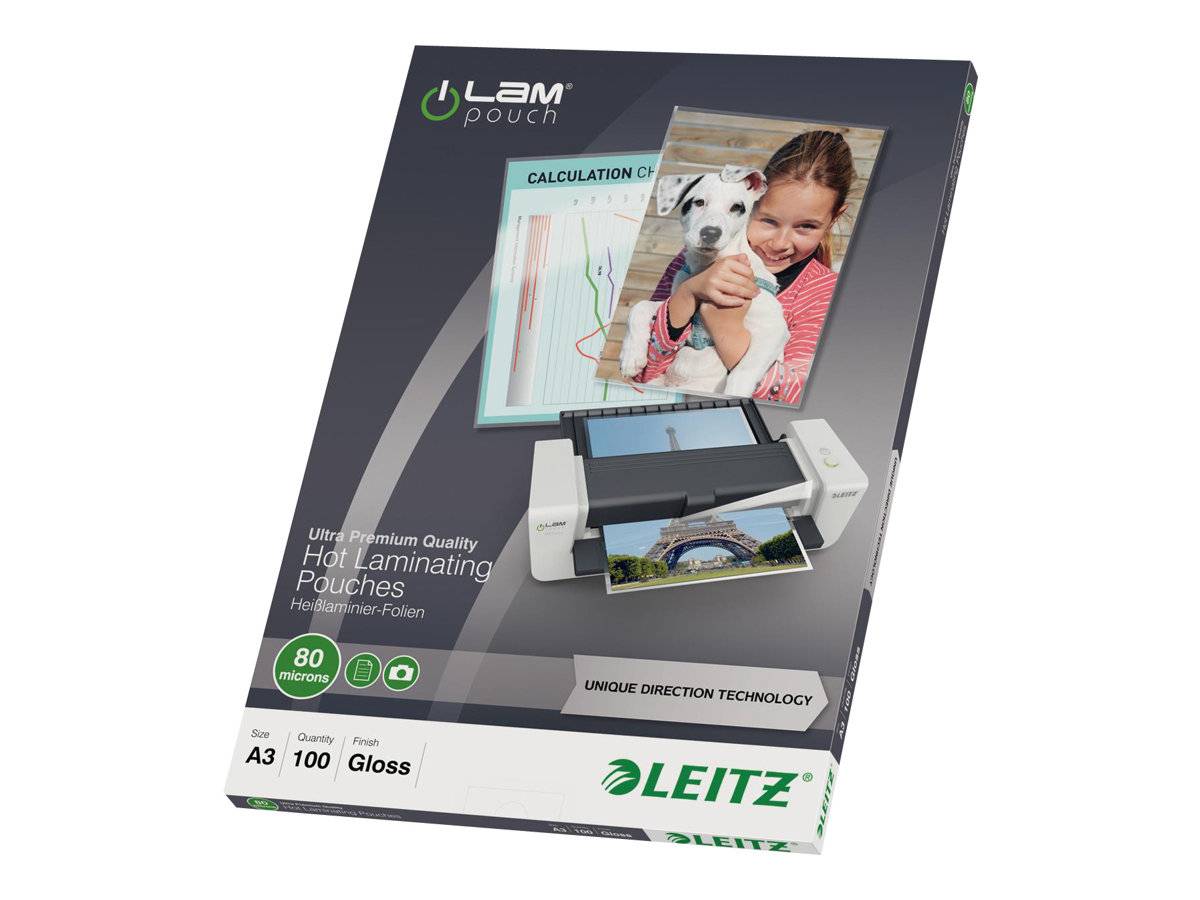 Esselte Leitz Glänzend, kristallklar - A3 (297 x 420