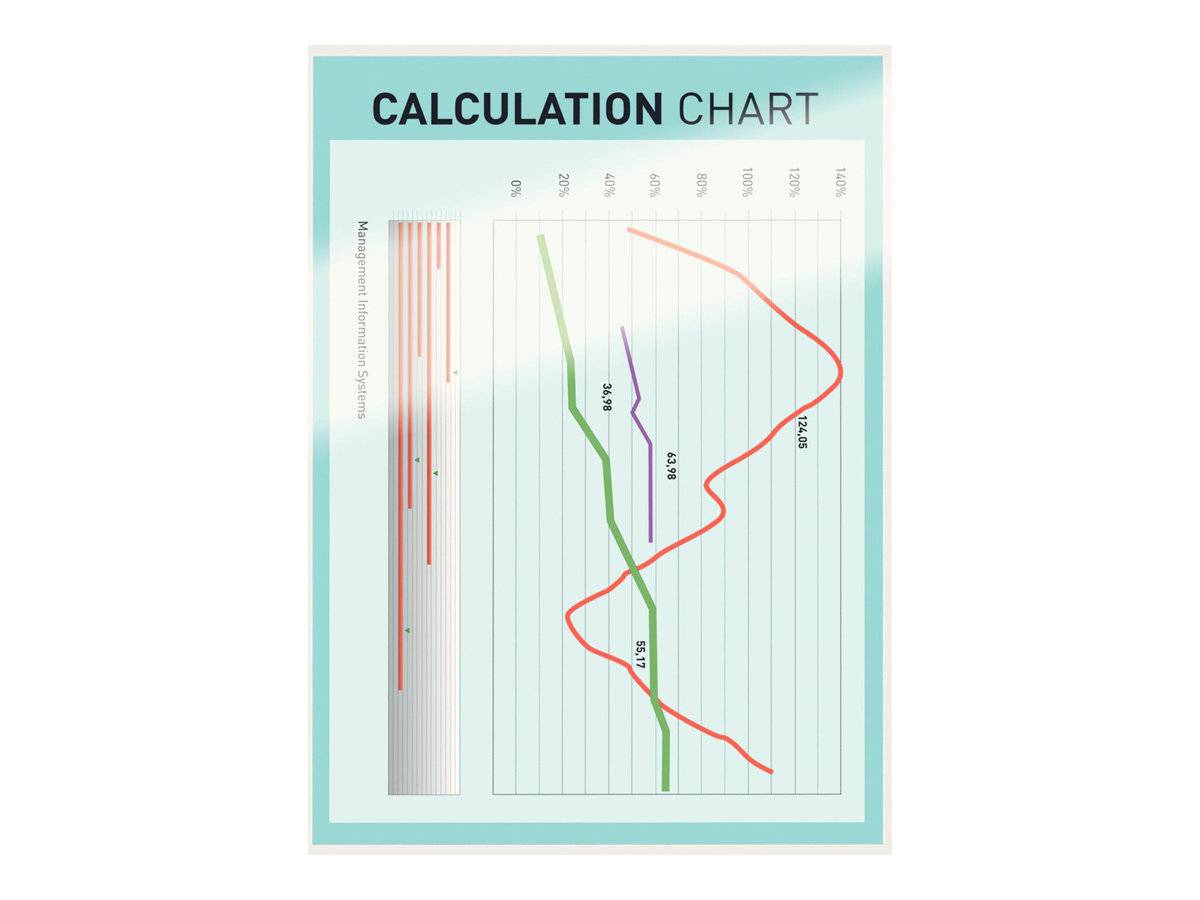 ESSELTE LEITZ - Leitz - Glänzend, kristallklar - A3 (297 x 420