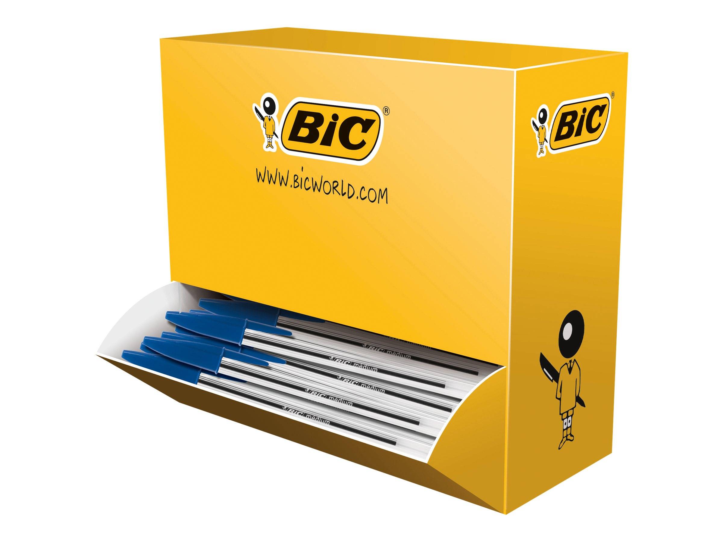 BIC Cristal - Kugelschreiber - Blau - 1 mm - Mittel (Packung mit 100)