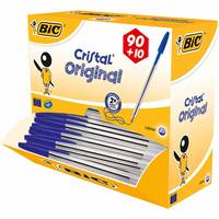 BIC Cristal - Kugelschreiber - Blau - 1 mm - Mittel (Packung mit 100)