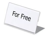 DURABLE - Namensschild - Desktop - für 52 x 100 mm - durchsichtig (Packung mit 10)