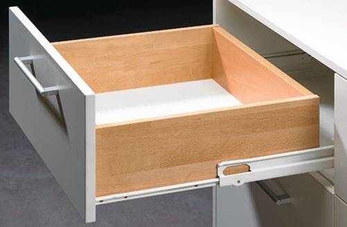 HETTICH 41647 Überauszug FR 6142 Stahl pulverbeschichtet weiß Nennlänge 600 mm 5