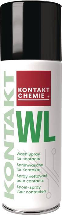 Kontakt Chemie WL auf einem rot-weißen Hintergrund.