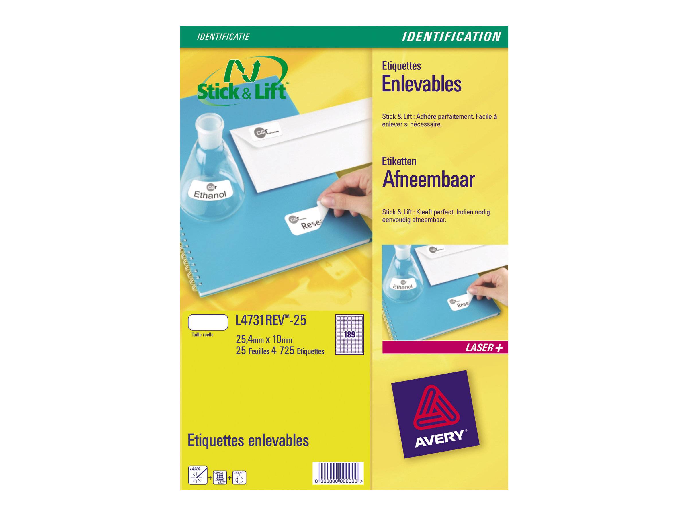 AVERY ZWECKFORM - Avery - Entfernbarer Klebstoff - weiß - A4 (210 x 297 mm)