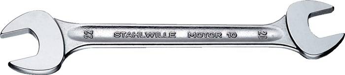 Doppelmaulschlüssel MOTOR 10 8x10mm L.140mm verchr.STAHLWILLE
