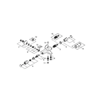 GROHE Thermostat-Wannenbatterie GROHTHERM 800 1/2Zoll, S-Anschlüsse GROHE Thermostat-Wannenbatterie GROHTHERM 800 1/2Zoll, S-Anschlüsse