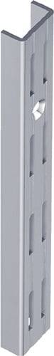 ELEMENT SYSTEM Wandsch.L.1.000mm weiß STA zweireihige Lochung - 10001-00010