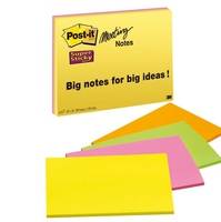 3M - Post-it Super Sticky 6845-SSP - Meetingnotizen - 203.2 x 152.4 mm - 180 Blatt (4 x 45)