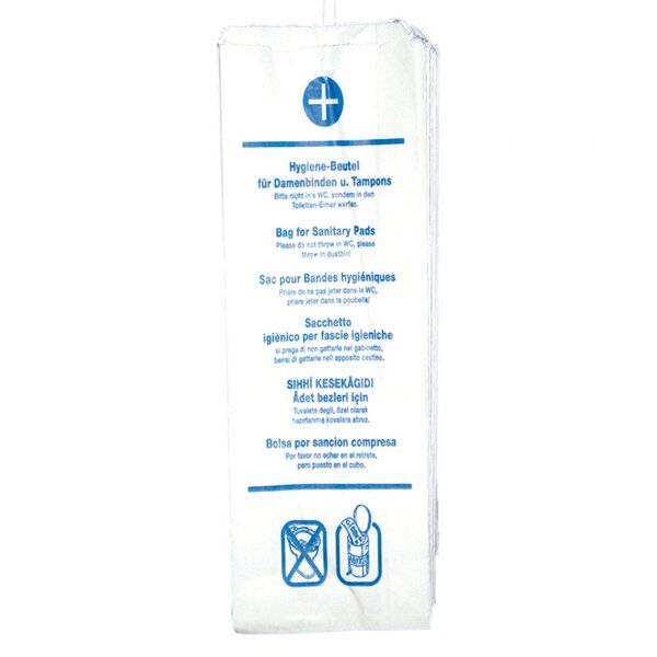 Hygienebeutel Papier - 10x 100 Stück.
