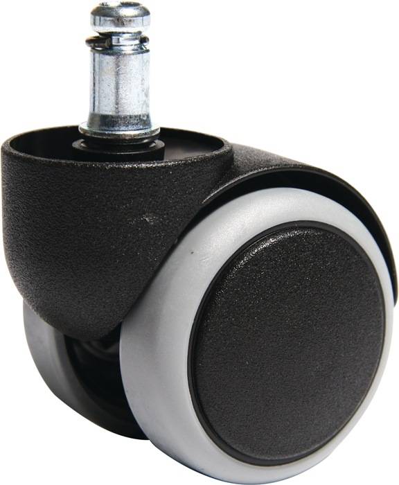 Rl.f.harte BD D.50mm f.Bürodrehstuhl Stift-L.23mm Stift-D.10mm 5 St./Btl.TOPSTAR