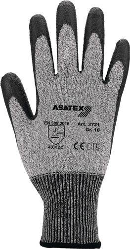 ASATEX 3721 Schnittschutzhandschuhe Gr.10 grau HDPE / Nylon / Elastan / Glas