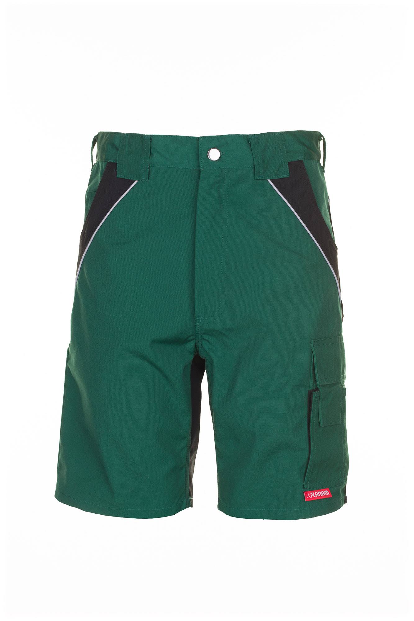Planam Plaline Shorts grün/schwarz 4XL 2545068