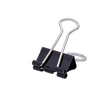 Foldbackklemmer 1563 19x7mm schwarz 12 Stück