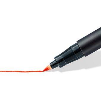 STAEDTLER Lumocolor 318 - Marker - permanent - Schwarz, Rot, Blau, Grün - 0.6 mm - fein (Packung mit 4)