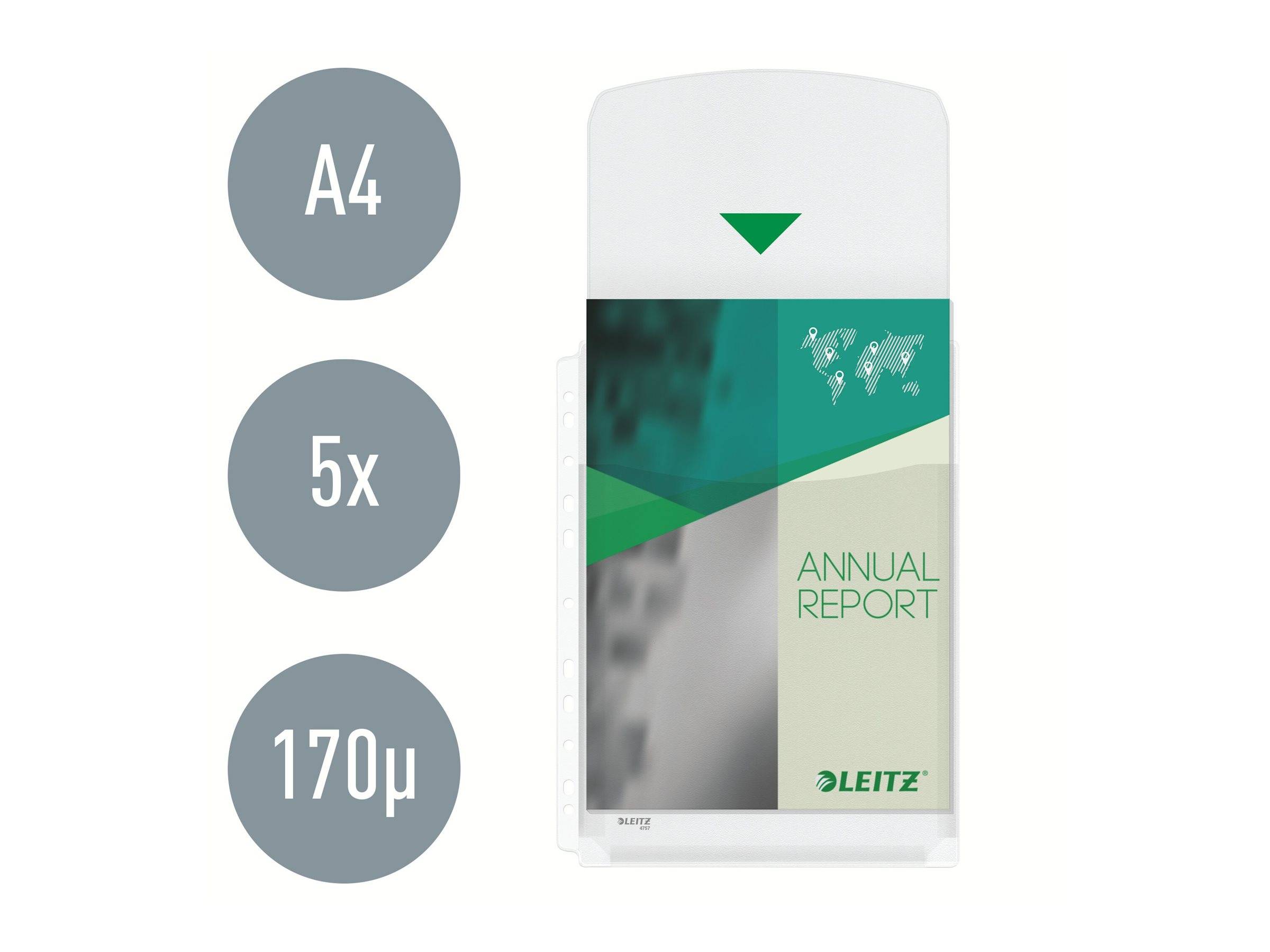 Esselte Leitz Premium - Schutzhülle - Erweiterung - für A4 (210 x 297 mm)