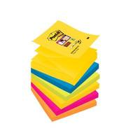 3M - Post-It R330-6SSRIO-EU, Quadratisch, Blau, Pink, Gelb, Papier, 76 mm, 76 mm