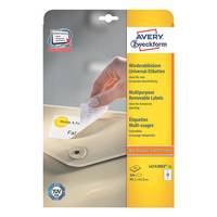 AVERY ZWECKFORM - Avery - Entfernbarer Klebstoff - weiß - 99.1 x 42.3 mm 300 Etikett(en) (25 Bogen x 12)