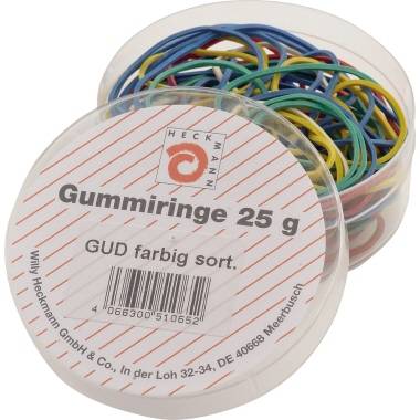 WIHEDÜ Gummiringe 510065 Ø sortiert f. sortiert 25 g/Pack