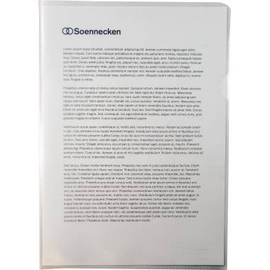 Soennecken Sichthülle 1609 DIN A4 PP transparent 50 St./Pack. - Artikel: 126659900