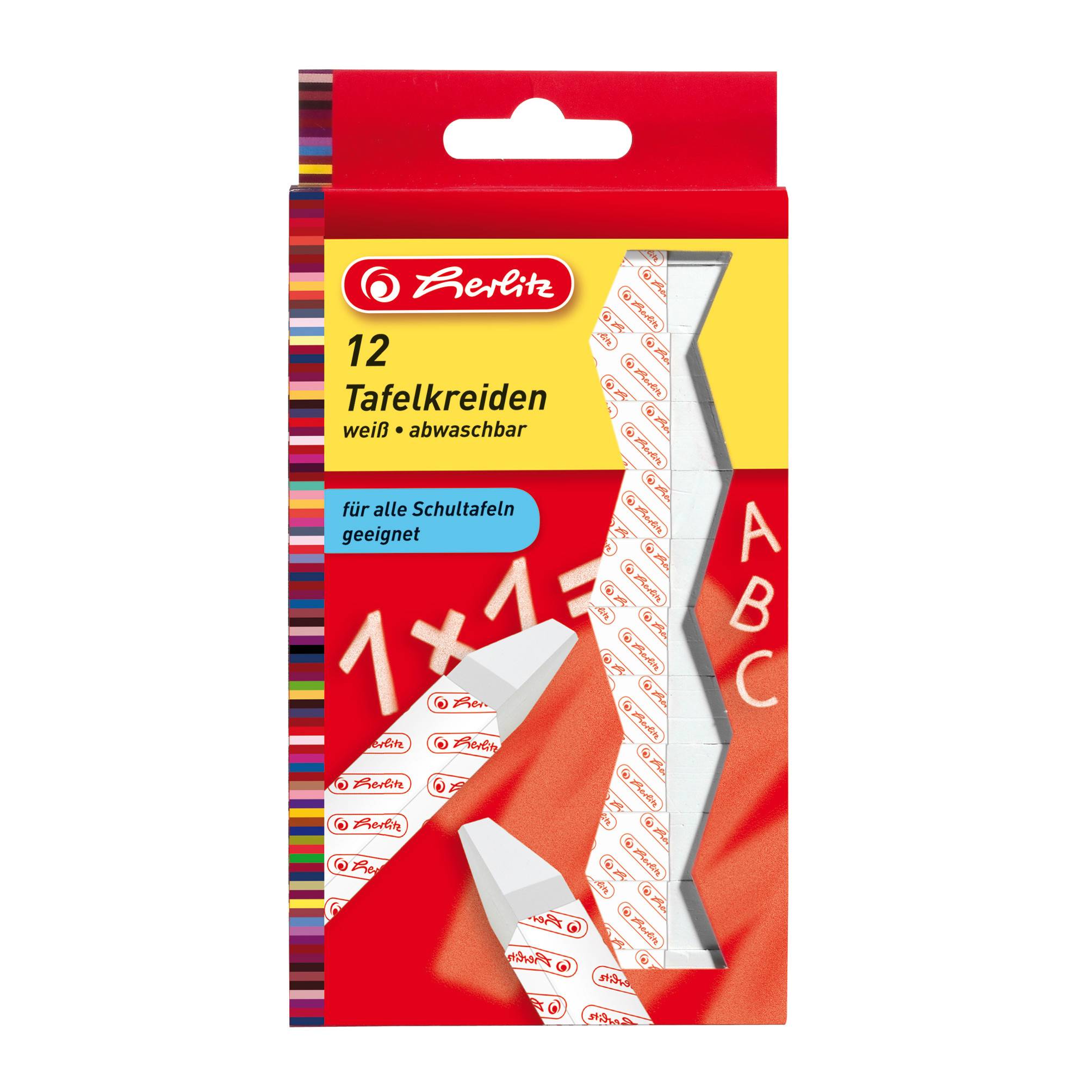 Herlitz 8648107, 12 Stück(e), Weiß, 1 Farben