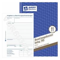 Avery Zweckform - Spesenbeleg - 50 Blatt - A5
