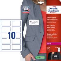 AVERY ZWECKFORM - Avery - Selbstklebend - weiß - 50 x 80 mm 200 Etikett(en) (20 Bogen x 10)