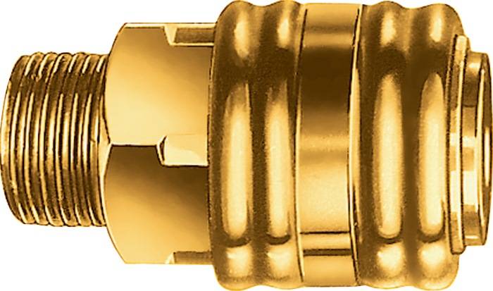 Schnellverschlusskupplung DN 7,2,AG MS Gew.G 3/8 16,66mm EWO