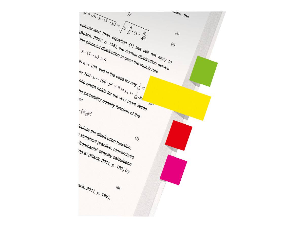 Sigel PageMarker Neon - Seitenmarker - 20 x 50 mm