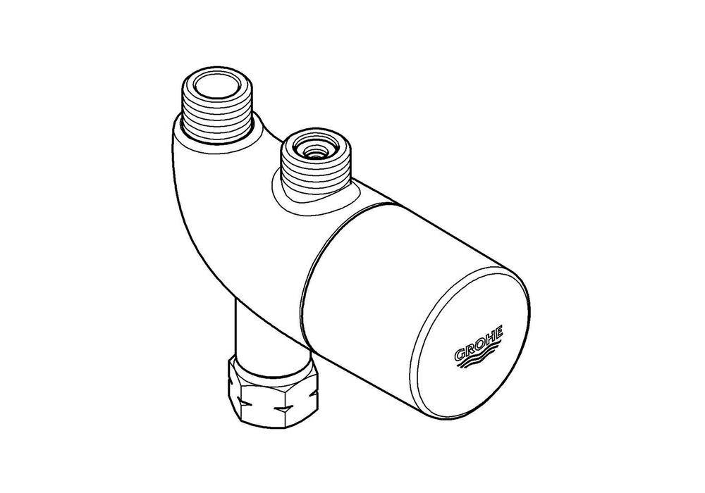 GROHE Untertischthermostat GROHTHERM MICRO thermischer Verbrühschutz