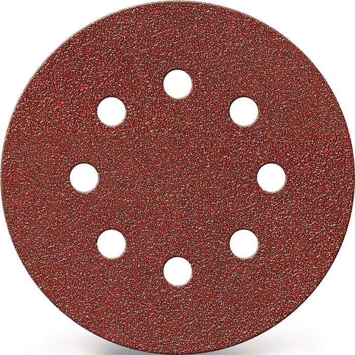 Haftschleifscheibe GLS 5 125mm K.180 f.HO/Metall Korund Lochanzahl 8 PROMAT