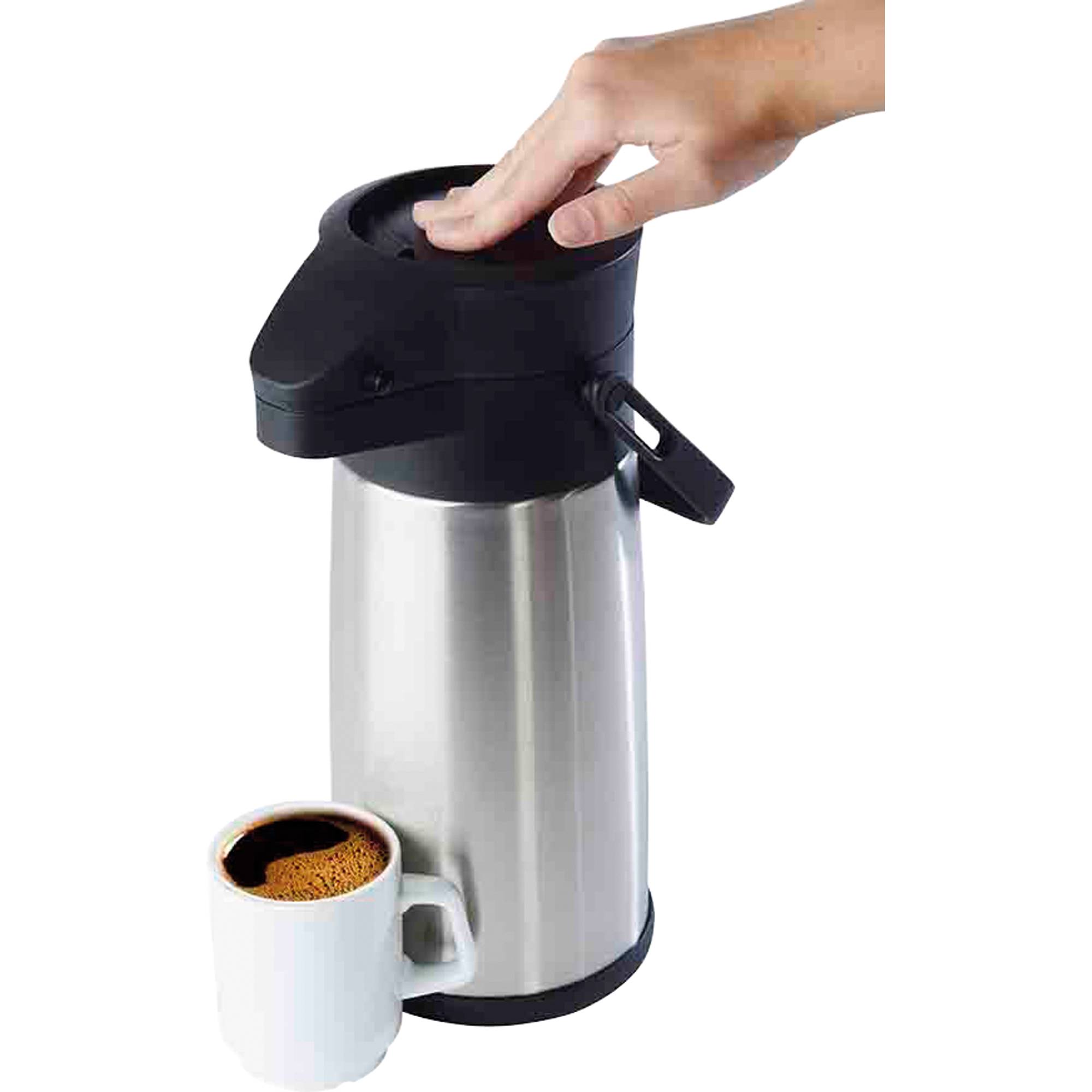 APS Pumpkanne Budget 10915 2,2l 17Tassen Edelstahl Kunststoff