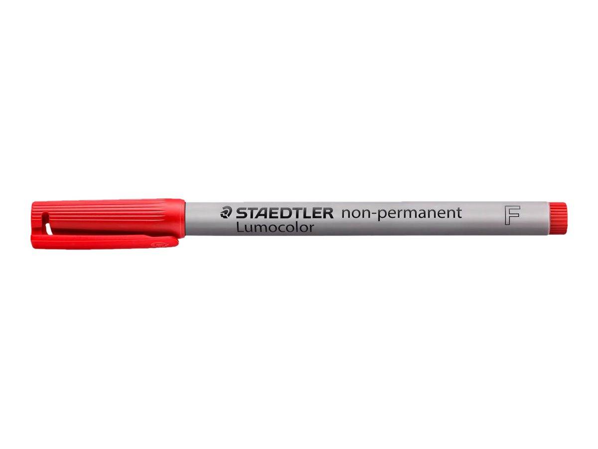 STAEDTLER Lumocolor 316 - Marker - nicht dauerhaft - Schwarz, Rot, Blau, Grün - 0.6 mm - fein (Packung mit 4)
