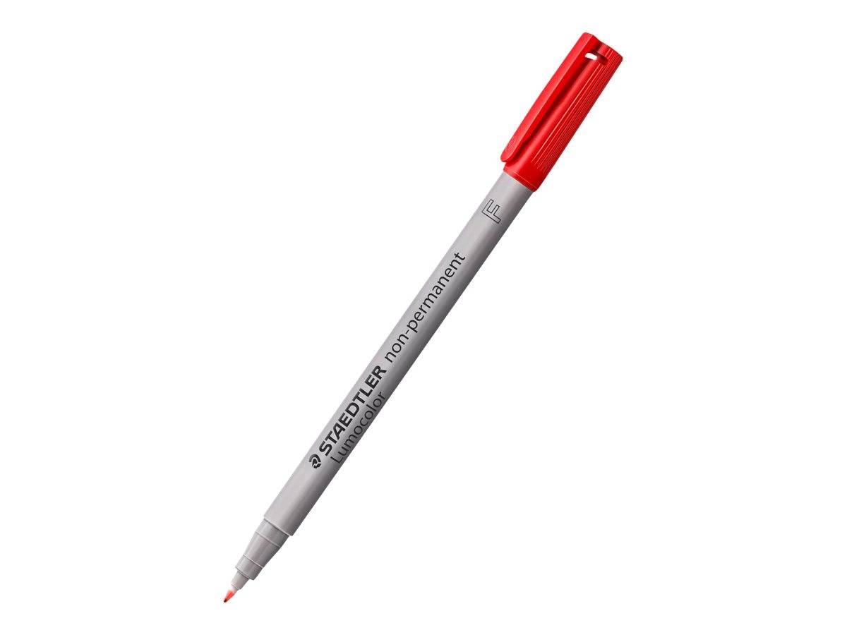 STAEDTLER Lumocolor 316 - Marker - nicht dauerhaft - Schwarz, Rot, Blau, Grün - 0.6 mm - fein (Packung mit 4)