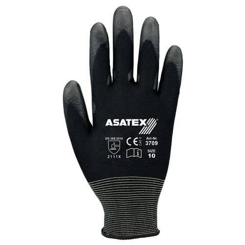 ASATEX Handschuhe schwarz Polyamid Gr. 7 - 3709/7