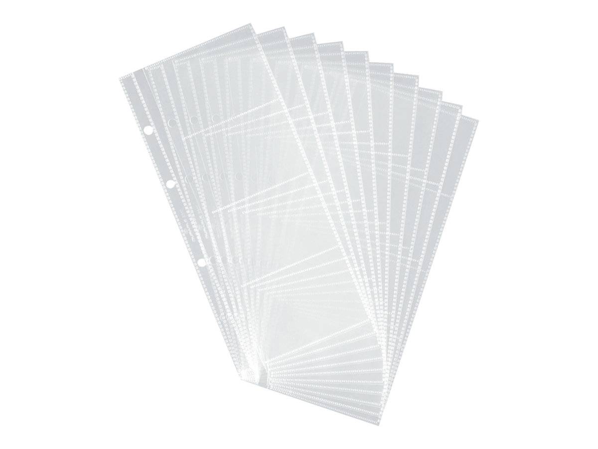 DURABLE VISIFIX - Visitenkartenseite - für 57 x 90 mm - Kapazität: 8 Karten - durchsichtig (Packung mit 10)