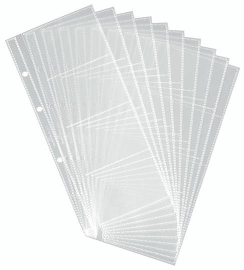 DURABLE VISIFIX - Visitenkartenseite - für 57 x 90 mm - Kapazität: 8 Karten - durchsichtig (Packung mit 10)