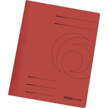 Herlitz Schnellhefter 10902476 DIN A4 Karton intensiv rot