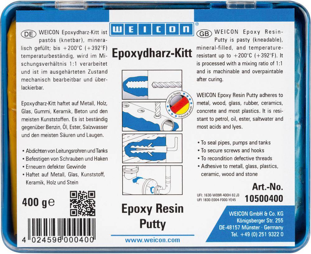 Epoxydharz-Kitt 400 g Weicon - Artikel: 4024596000400
