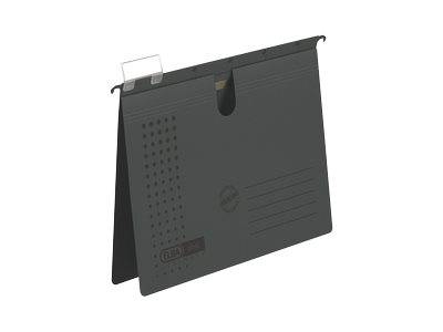 ELBA chic ULTIMATE - Hängeregister - für A4 - Kapazität: 200 Blätter - mit Register - Anthrazit (Packung mit 5)