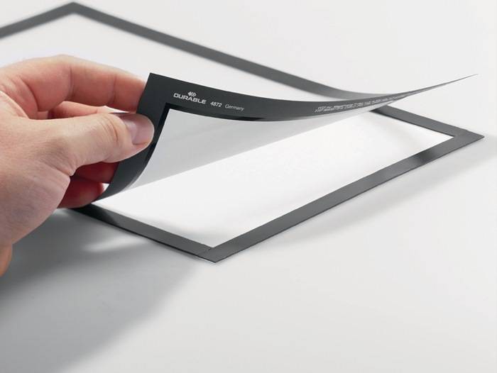 Magnetrahmen DIN A4 schwarz selbstklebende Rückenfolie 2 St./VE DURABLE