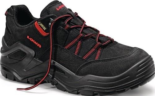 LOWA 5338-42 Sicherheitsschuh Boreas Work GTX Lo Gr.42 schwarz Nubukleder/Tex