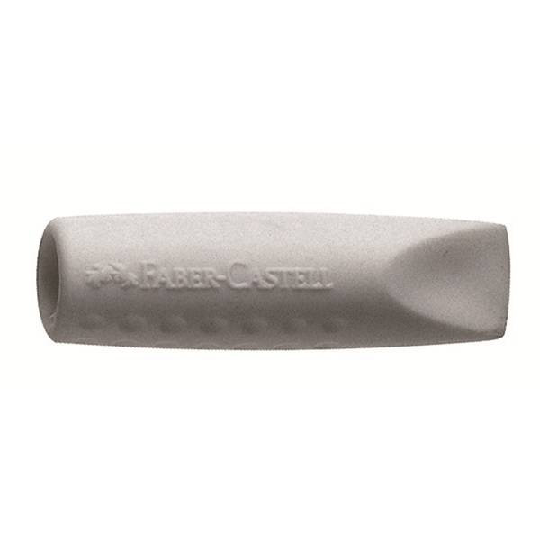 FABER-CASTELL GRIP 2001 - Radiergummispitze - Grau (Packung mit 2)